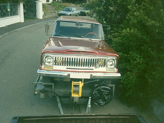 réparation vieux 4x4 américain à Douai